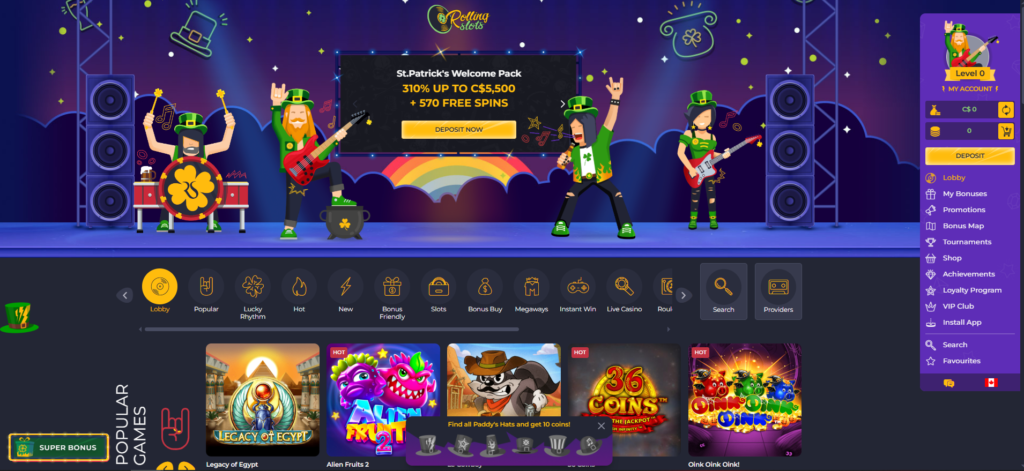 Rolling Slots Home Page Rolling Slots Home Page