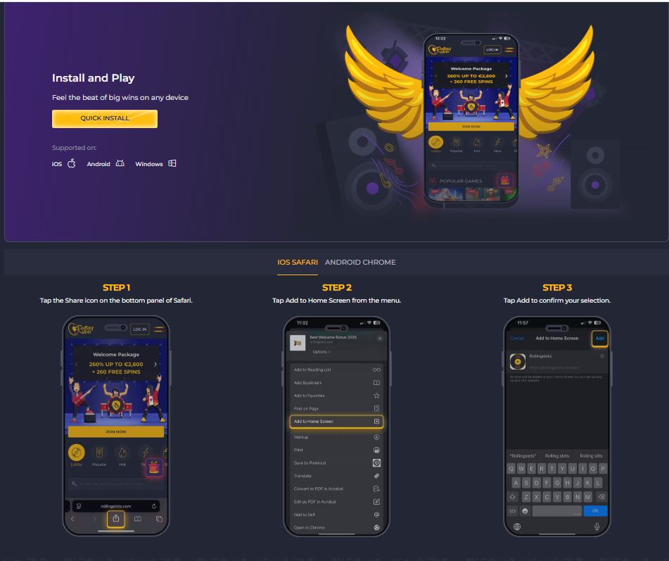 Rolling Slots Mobile App Rolling Slots Mobile App