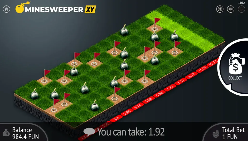 Minesweeper XY BGaming Online Game