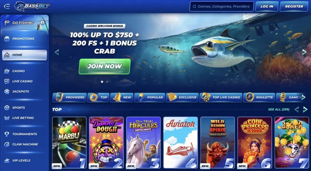 Bassbet home page Bassbet home page