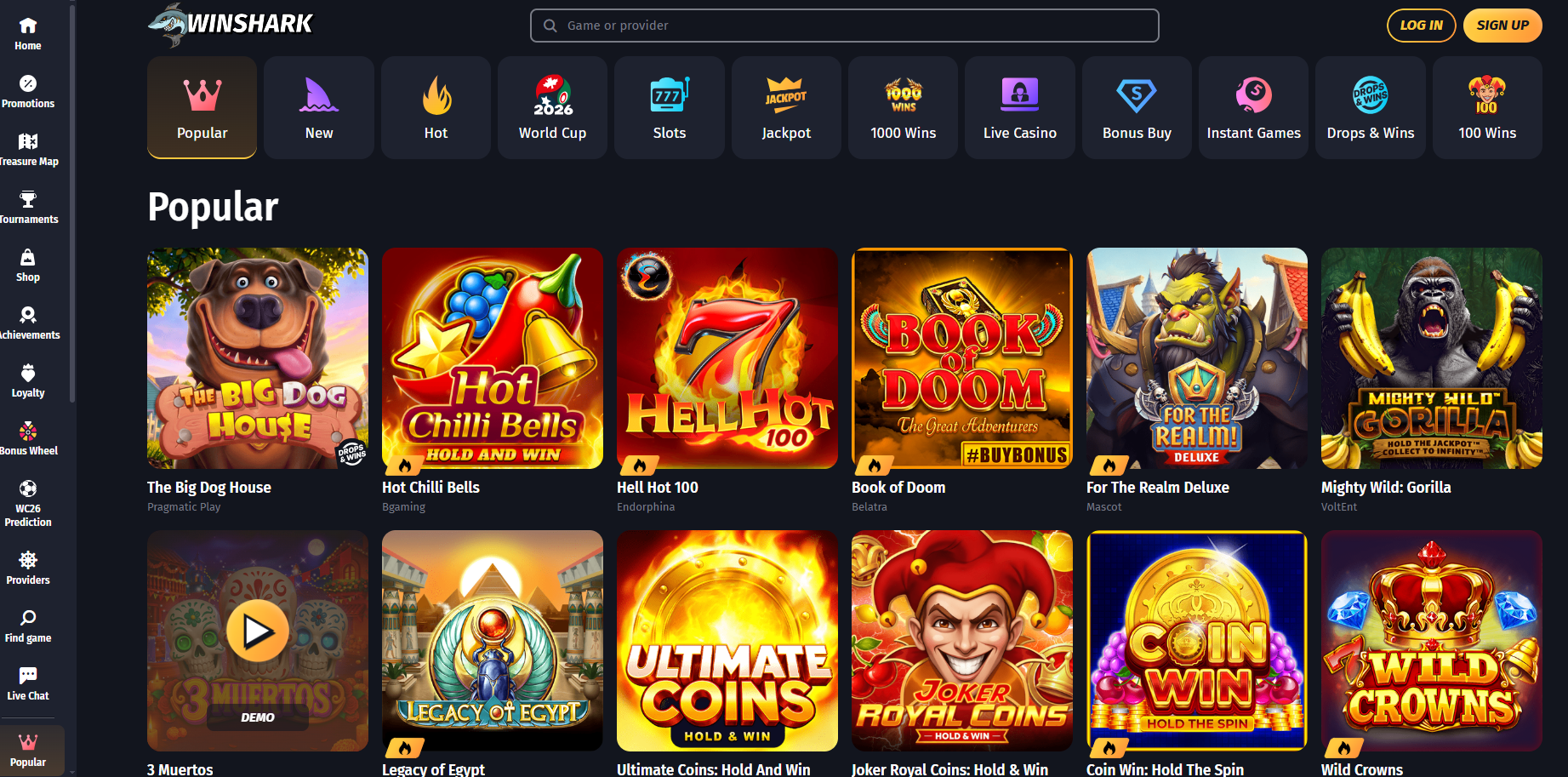 Winshark Games