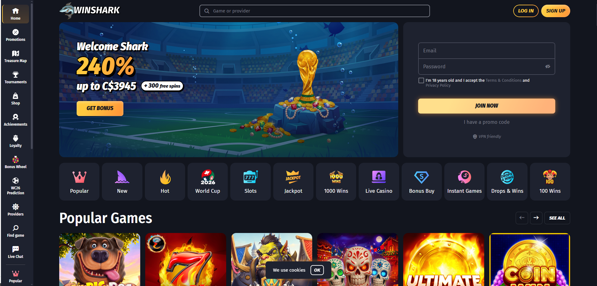 Winshark Home Page